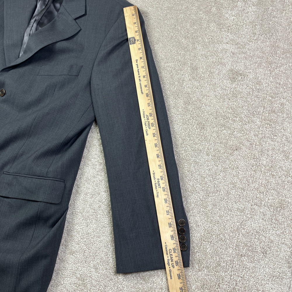 Brooks Brothers 346 Strech Wool Suit‎ Men's 42L 38x30 Gray Pinstripe 3-Button - Picture 8 of 16